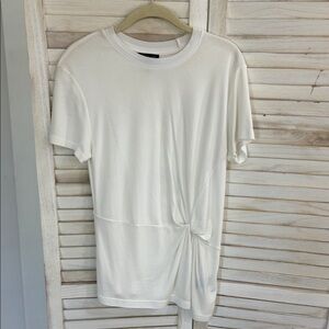 Rag & Bone White Short Sleeve Top